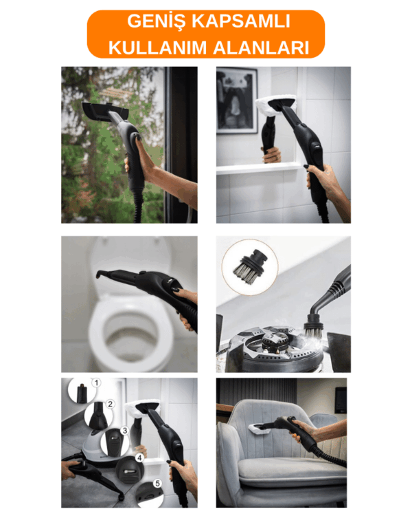Mogotech MG-101  Buharlı Temizlik Makinesi - Görsel 2