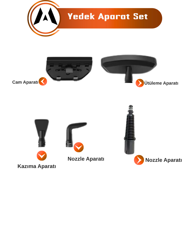 Mogotech MG-103 Buharlı Temizleyici Aparatları