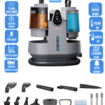 MG-201 Premium - Sesli Komutlu Buharlı Temizlik Makinesi Mop Başlıklı Halı & Koltuk Yıkama Makinesi